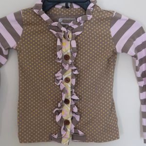 Mustard Pie Long Sleeve Girls Top sz 4T